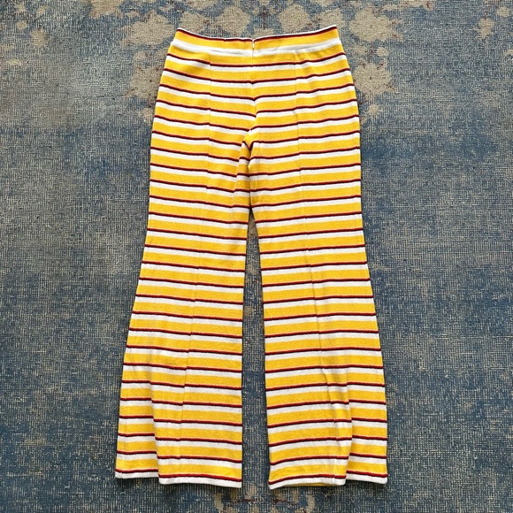 NWT SOLID & STRIPED Striped Terry Cloth Trousers L - Picture 3 of 4